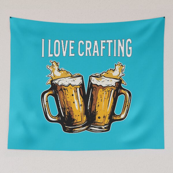 Item preview, I love crafting designed and sold by Twisted-Teeze.