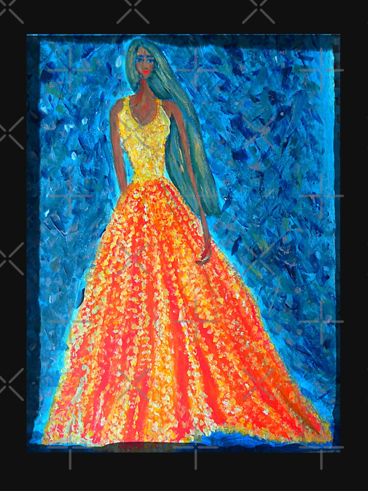 Modern Princess, Magical Night (Fashion Illustration) by IvanaKada