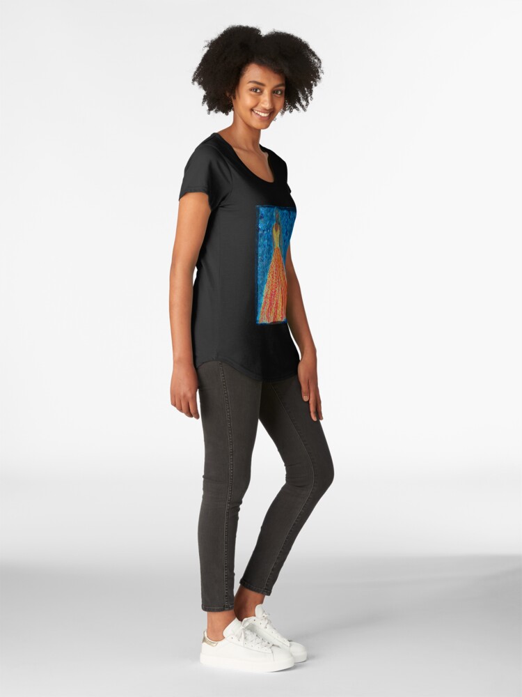 Alternate view of Modern Princess, Magical Night (Fashion Illustration) Premium Scoop T-Shirt