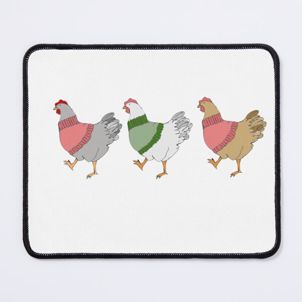 Item preview, Chickens in Christmas Sweaters designed and sold by Sweet-Stitches.