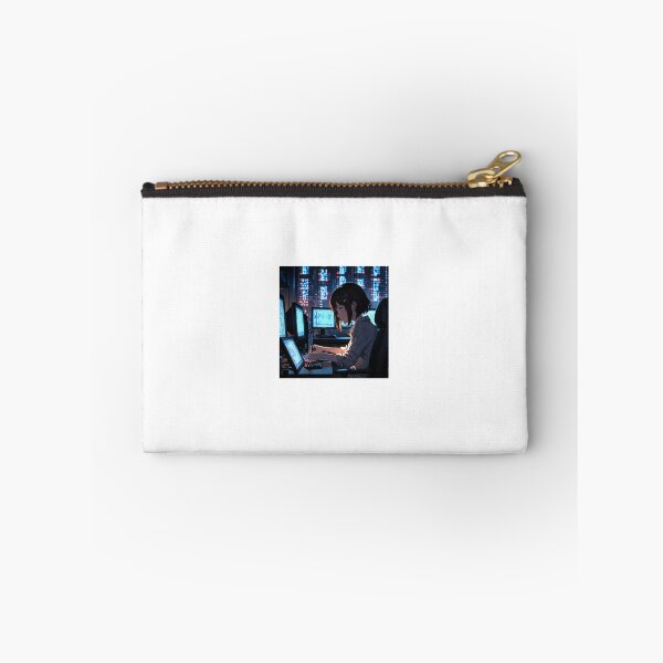 Item preview, Female hacker in cyberpunk inspired setting designed and sold by Cyberchill.