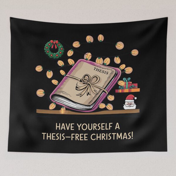Item preview, Tis the season to defend, PhD thesis defense christmas designed and sold by NoetherSym.