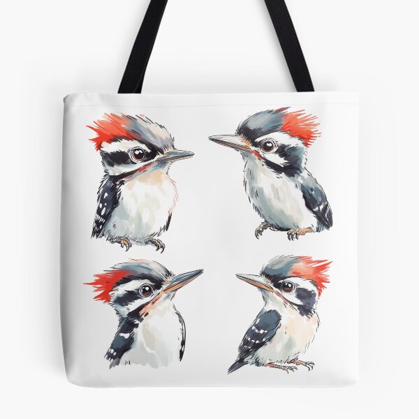 Item preview, Painted Woodpecker Stickers designed and sold by OtterComforts.
