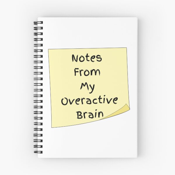Item preview, OVERACTIVE BRAIN NOTES designed and sold by OLLIEDIGITALS.