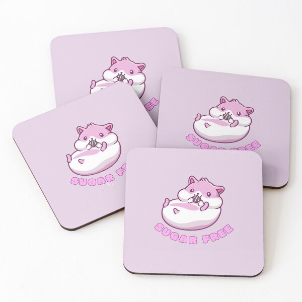 Item preview, Sugar free cute hamster eating sweets designed and sold by VonLogaart.