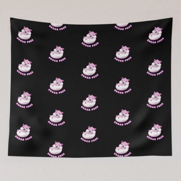 Item preview, Sugar free cute hamster eating sweets designed and sold by VonLogaart.