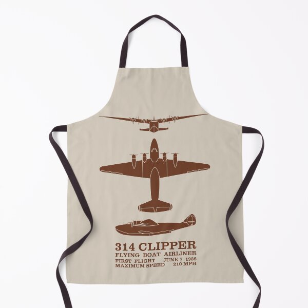 Item preview, 314 Clipper American WW2 Flying Boat Silhouettes Infographic designed and sold by MilitaryMart.