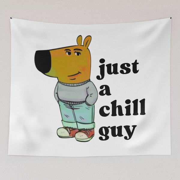 Item preview, just a chill guy designed and sold by otyliadesign.