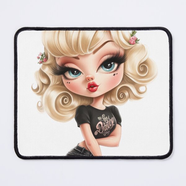Item preview, Cute woman cartoon oldschool designed and sold by janedewaard.