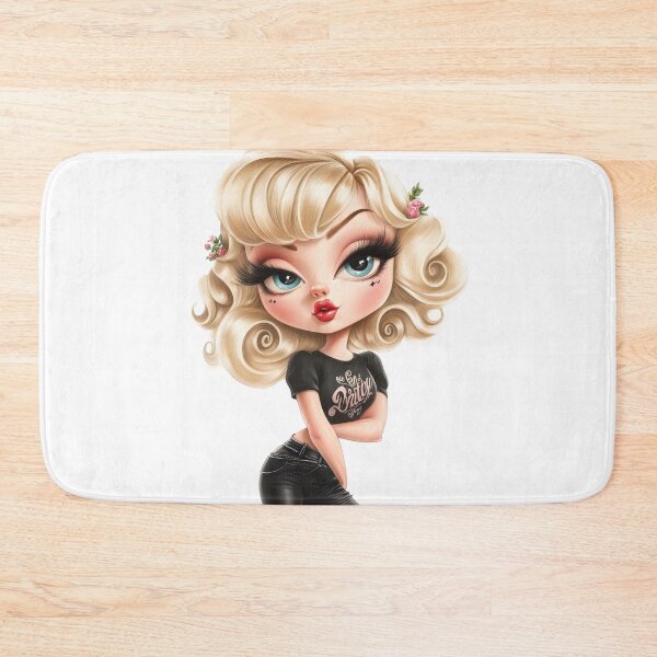 Item preview, Cute woman cartoon oldschool designed and sold by janedewaard.