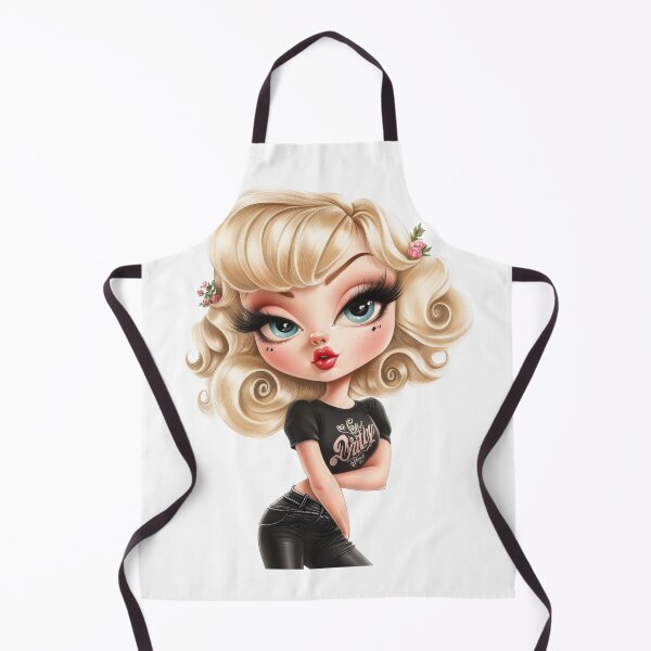 Item preview, Cute woman cartoon oldschool designed and sold by janedewaard.
