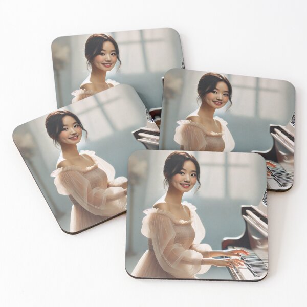 Item preview, Elegant woman playing a piano  designed and sold by GingaDesigns.