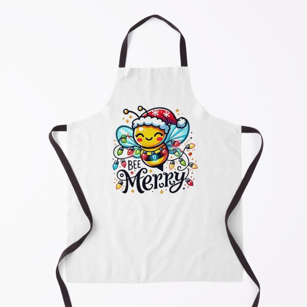 Item preview, Bee Merry - Adorable Festive Bumblebee Christmas Design designed and sold by GemBob Creations.