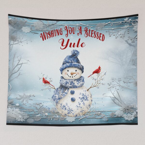 Item preview, Joyful Yule Greetings from the Christmas Snowman designed and sold by MysticOzzy.