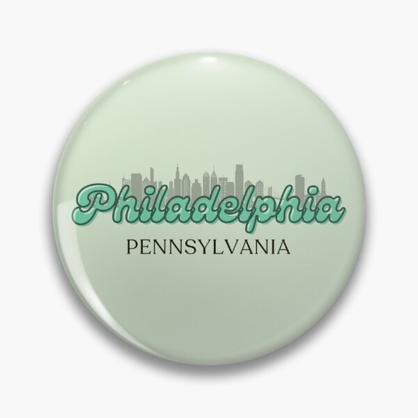 Item preview, green philly skyline designed and sold by Multimedia By Holly.