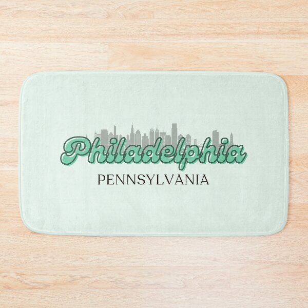 Item preview, green philly skyline designed and sold by Multimedia By Holly.