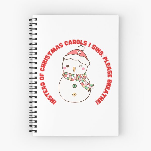 Item preview, nurse Instead of carols I sing: Please breathe! designed and sold by Dudiudi.
