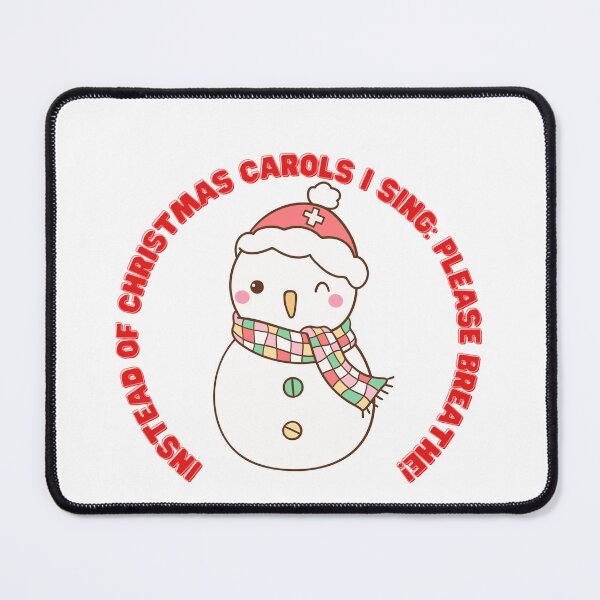 Item preview, nurse Instead of carols I sing: Please breathe! designed and sold by Dudiudi.
