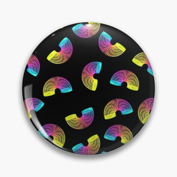 Item preview, Slinky Neon Rainbow Pattern designed and sold by DonneeCreations.