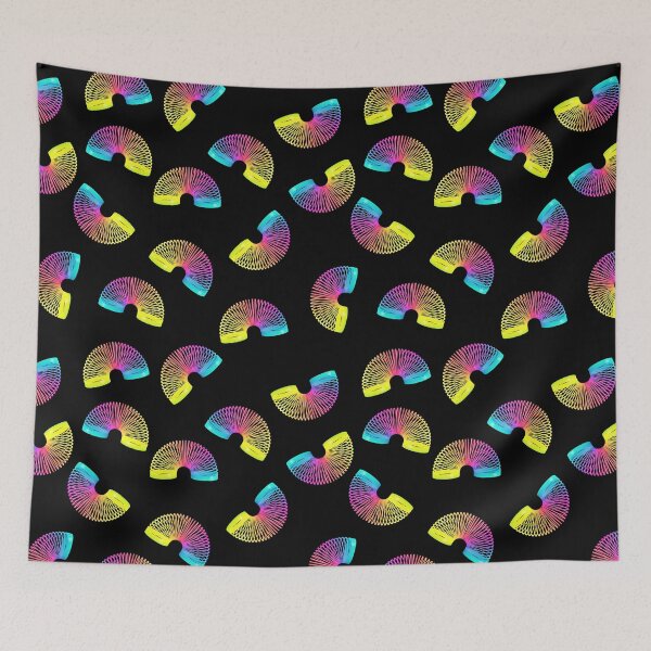 Aperçu de l'œuvre Motif arc-en-ciel fluo moulant créée et vendue par DonneeCreations.