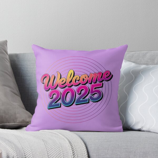 Item preview, NEW YEAR WELCOME 2025 CONCENTRIC CIRCLE EFFECT designed and sold by OLLIEDIGITALS.