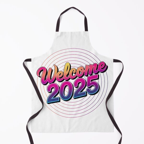 Item preview, NEW YEAR WELCOME 2025 CONCENTRIC CIRCLE EFFECT designed and sold by OLLIEDIGITALS.