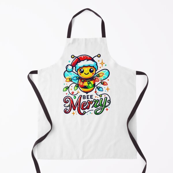 Item preview, Bee Merry - Bright and Festive Bumblebee Christmas Design designed and sold by GemBob Creations.