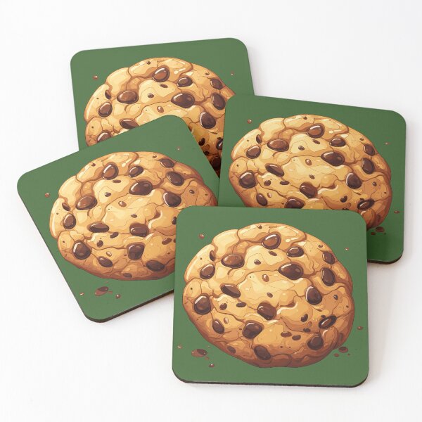 Aperçu de l'œuvre Sticker Biscuit Vert Foncé créée et vendue par SimplyPsycho.