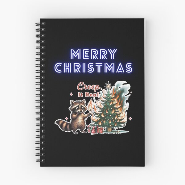 Item preview, Navidad con mapaches designed and sold by WoodburyLake.