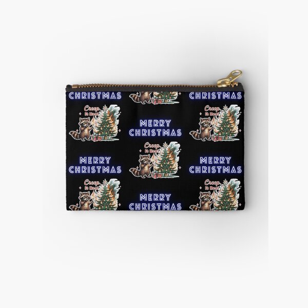 Item preview, Navidad con mapaches designed and sold by WoodburyLake.