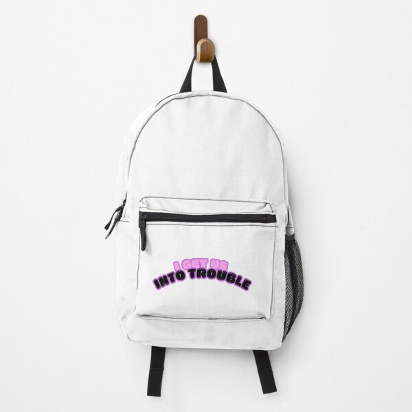 Item preview, I GET US INTO TROUBLE funny gifts idea designed and sold by anajamelek.