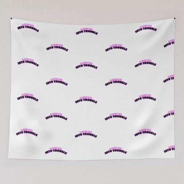 Item preview, I GET US INTO TROUBLE funny gifts idea designed and sold by anajamelek.