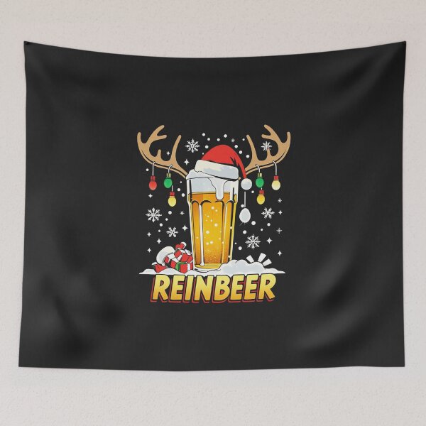 Item preview, Reinbeer Santa Hat Reindeer Snow Chirstmas designed and sold by Adrian Kane.