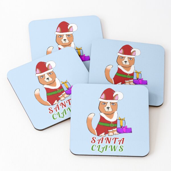 Item preview, ¡Santa Claws llega a la ciudad! designed and sold by Purrfect 4u - Cat inspired designs.