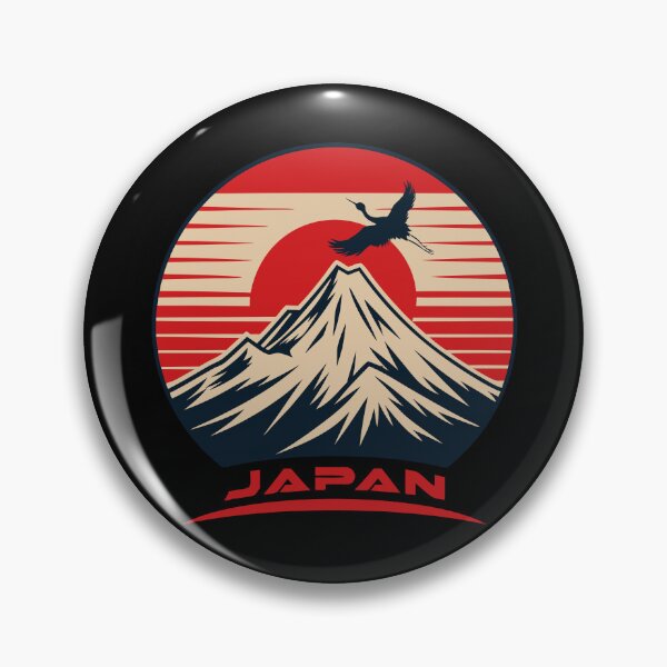 Item preview, Japanese Crane Mountain Shirt | Classic T-shirt | 0012 | designed and sold by 867designs.