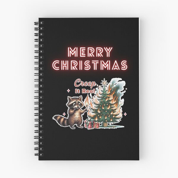 Item preview, Navidad con mapaches designed and sold by WoodburyLake.