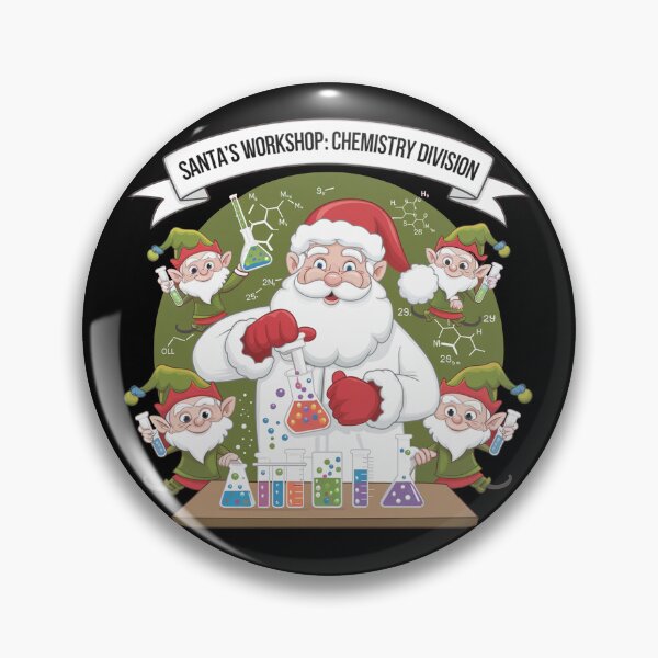 Item preview, Santa's workshop: chemistry division, chemistry christmas designed and sold by NoetherSym.