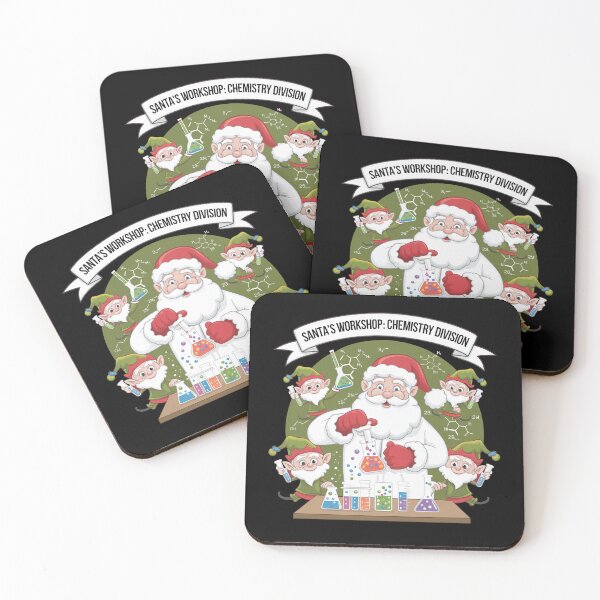 Item preview, Santa's workshop: chemistry division, chemistry christmas designed and sold by NoetherSym.