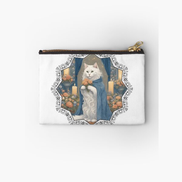Item preview, Cat and Flowers: Elegant Felician Graphic. Enchanted Feline with Flowers. designed and sold by MarCreativArt.