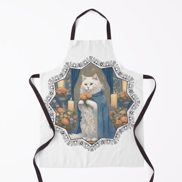 Item preview, Cat and Flowers: Elegant Felician Graphic. Enchanted Feline with Flowers. designed and sold by MarCreativArt.