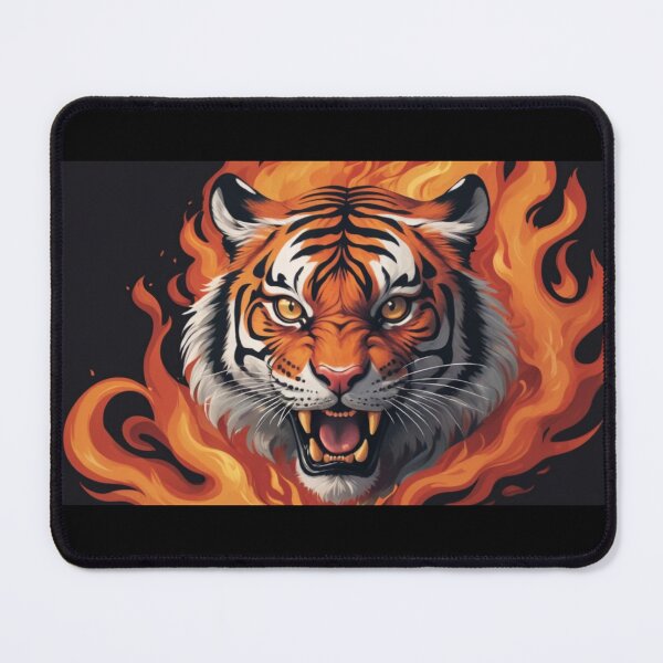 Item preview, A tiger in a fiery rage. designed and sold by Greezey.