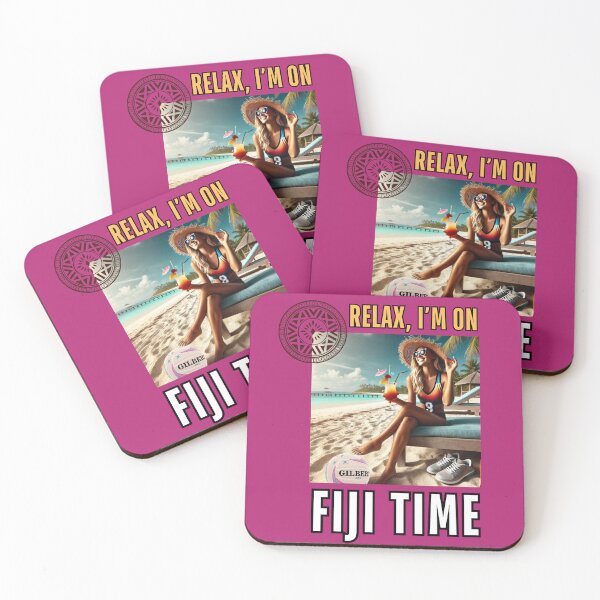 Item preview, Netball "Relax, I'm on Fiji Time" designed and sold by JabezFj.