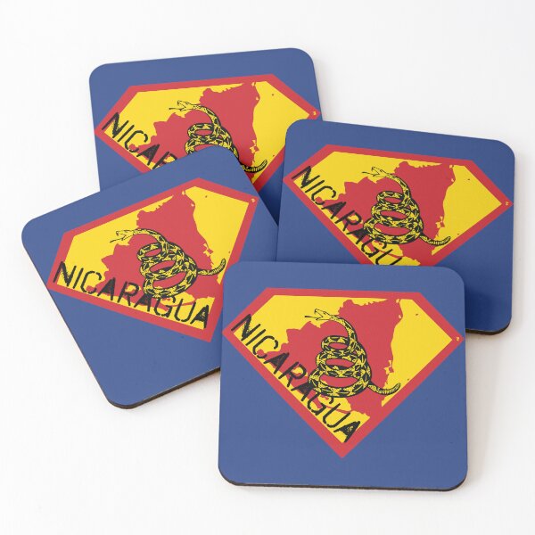 Item preview, NICARAGUA Spell Out - Freedom Is The Superpower - Gadsden Snake Flag - Dont Tread On Me SUPERHERO design designed and sold by pelagio.