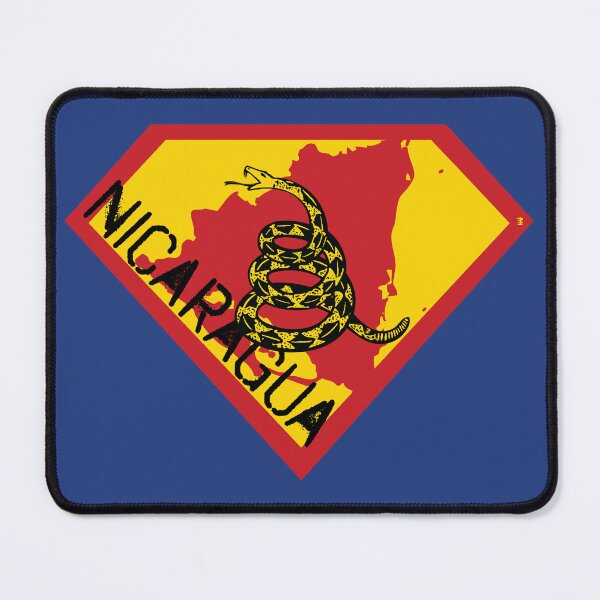 Item preview, NICARAGUA Spell Out - Freedom Is The Superpower - Gadsden Snake Flag - Dont Tread On Me SUPERHERO design designed and sold by pelagio.