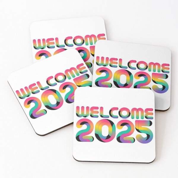 Item preview, 3D COLORFUL NEW YEAR WELCOME 2025 designed and sold by OLLIEDIGITALS.