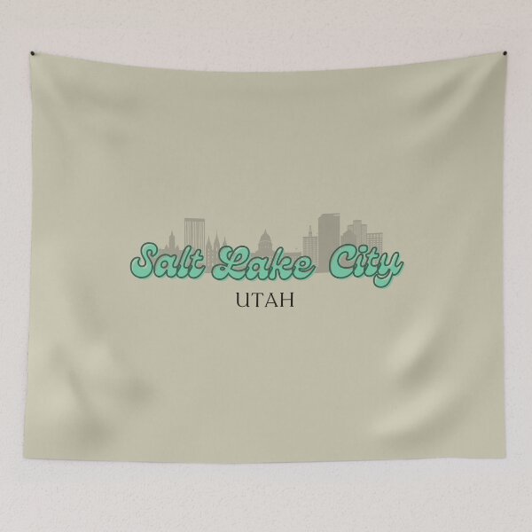 Item preview, salt lake city skyline designed and sold by Multimedia By Holly.