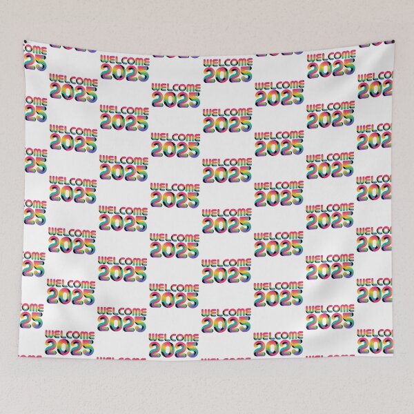 Item preview, 3D COLORFUL NEW YEAR WELCOME 2025 designed and sold by OLLIEDIGITALS.