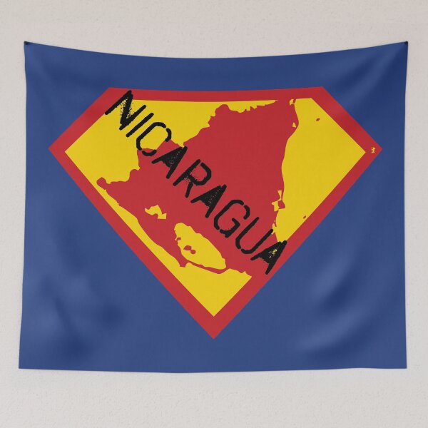 Item preview, NICARAGUA Spell Out - Freedom Is The Superpower - SUPERHERO design designed and sold by pelagio.