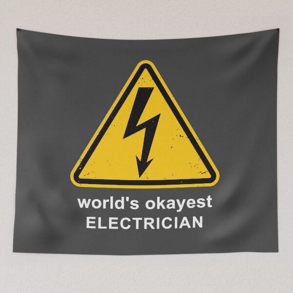 Item preview, World's Okayest Electrician designed and sold by IncognitoMode.