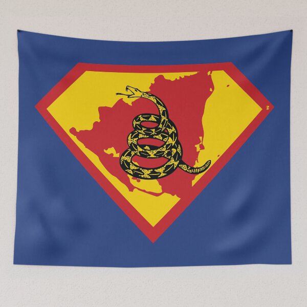 Item preview, NICARAGUA - Freedom Is The Superpower - Gadsden Snake Flag - Dont Tread On Me SUPERHERO design designed and sold by pelagio.